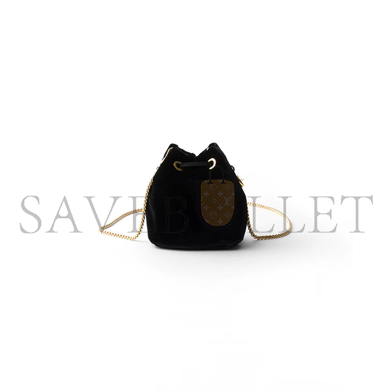 Pra*a velvet mini pouch 1nr016 (12*9*6cm)